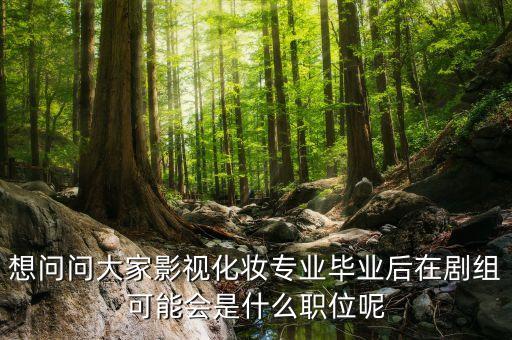 想问问大家影视化妆专业毕业后在剧组可能会是什么职位呢