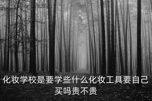 化妆学校是要学些什么化妆工具要自己买吗贵不贵