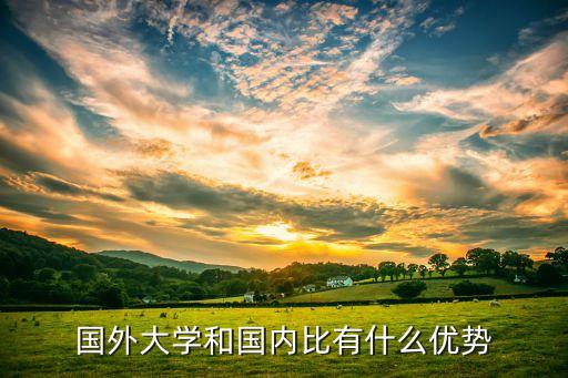 国外大学和国内比有什么优势