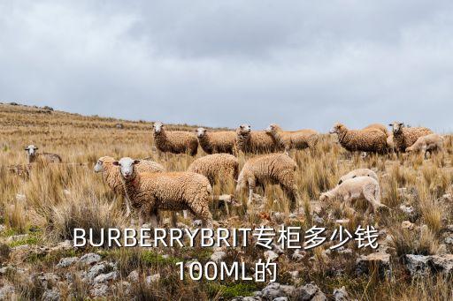 BURBERRYBRIT专柜多少钱100ML的