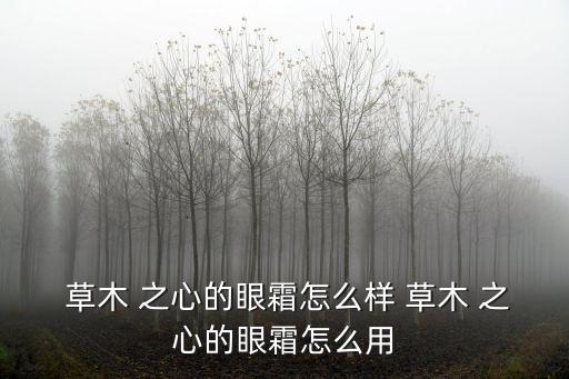 草木之心卸妆油怎么样