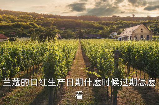 兰蔻的口红生产日期什麽时候过期怎麽看