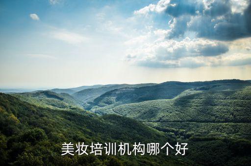 美妆培训机构哪个好