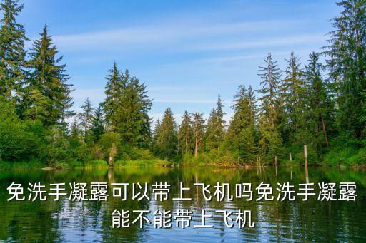 免洗手凝露可以带上飞机吗免洗手凝露能不能带上飞机
