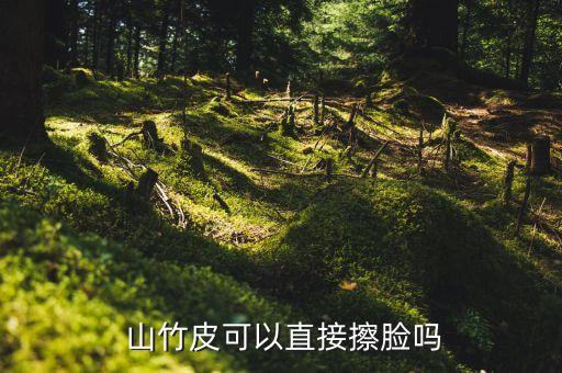  山竹皮可以直接擦脸吗
