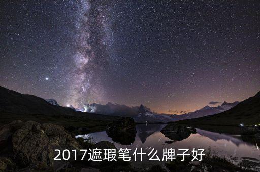 2017遮瑕笔什么牌子好