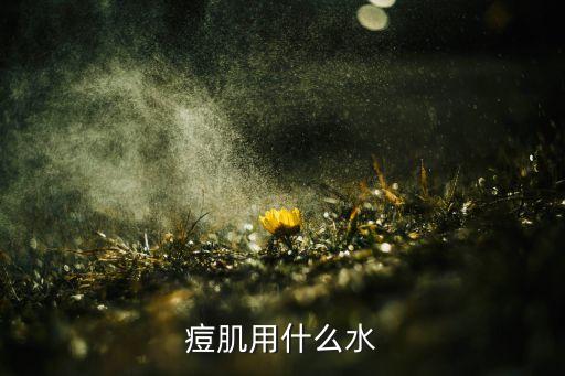 痘肌用什么水