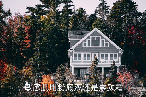  敏感肌用粉底液还是素颜霜