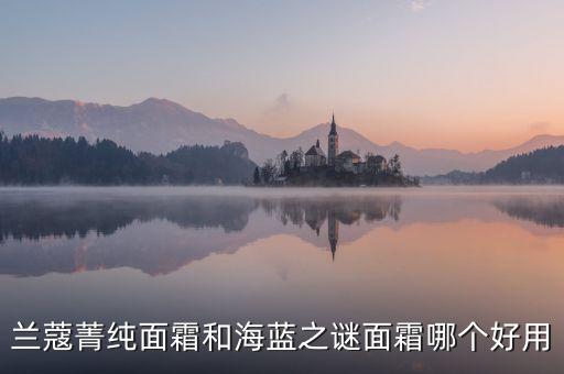 兰蔻菁纯面霜和海蓝之谜面霜哪个好用