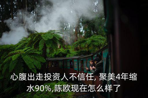 心腹出走投资人不信任, 聚美4年缩水90%,陈欧现在怎么样了