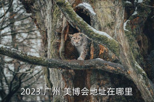 2023 广州 美博会地址在哪里