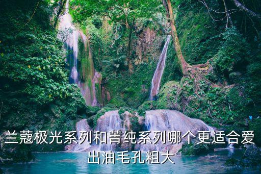 兰蔻极光系列和菁纯系列哪个更适合爱出油毛孔粗大