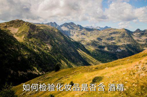 如何检验化妆品是否含 酒精
