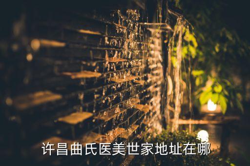  许昌曲氏医美世家地址在哪