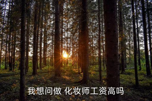 我想问做 化妆师工资高吗