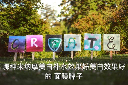 哪种米纳摩美白补水效果好美白效果好的 面膜牌子