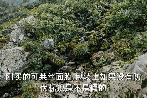 刚买的可莱丝面膜,包装上如果没有防伪标识是不是假的