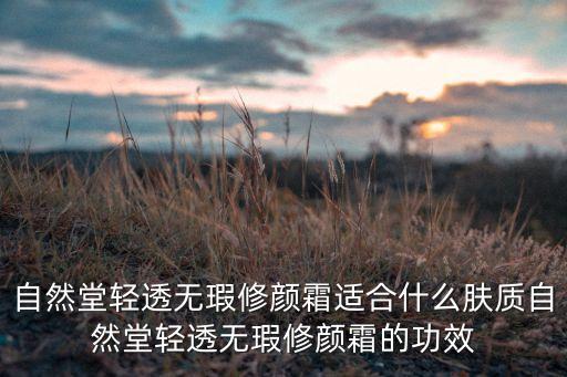 男士修颜霜哪些比较好,cpb防晒修颜霜适合什么肤质?