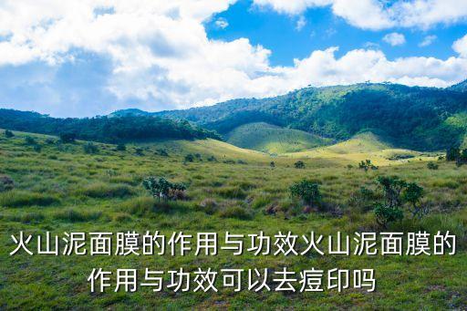 火山泥排毒面膜怎么样,植村的火山泥洁面面膜怎么样？