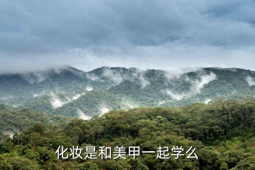 化妆是和美甲一起学么