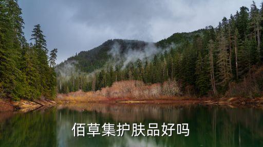 佰草集护肤品好吗