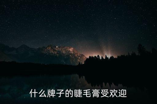 什么牌子的睫毛膏受欢迎