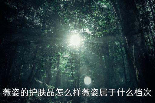 薇姿的护肤品怎么样薇姿属于什么档次