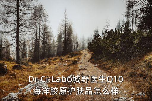 Dr.Ci:Labo城野医生Q10海洋胶原护肤品怎么样