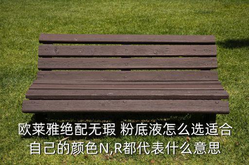  欧莱雅绝配无瑕 粉底液怎么选适合自己的颜色N,R都代表什么意思