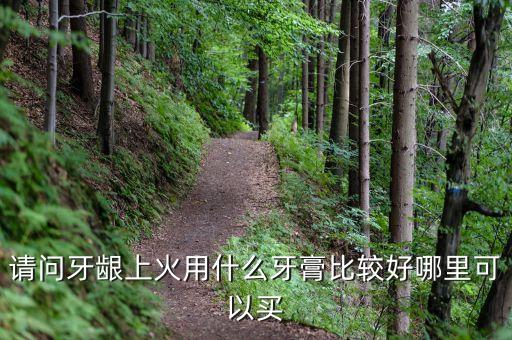 请问牙龈上火用什么牙膏比较好哪里可以买