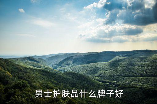 男士护肤品什么牌子好