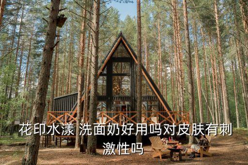  花印水漾 洗面奶好用吗对皮肤有刺激性吗