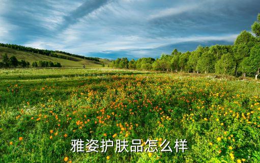 雅姿护肤品怎么样