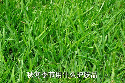 秋冬季节用什么护肤品
