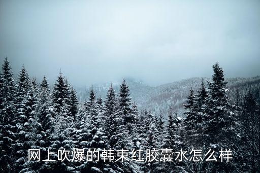 红胶囊水多少钱一瓶,红胶囊水适合什么人?