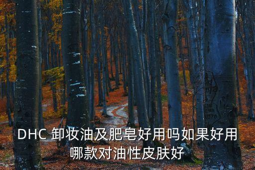 DHC 卸妆油及肥皂好用吗如果好用哪款对油性皮肤好