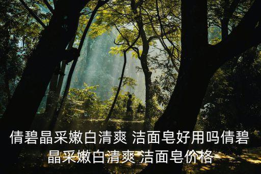 倩碧祛痘洁面皂怎么样,倩碧卸妆洁面二合一怎么样