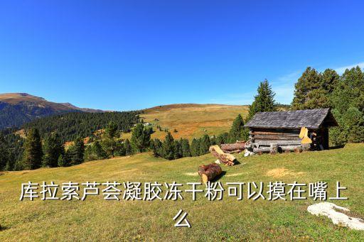  库拉索芦荟凝胶冻干粉可以摸在嘴上么