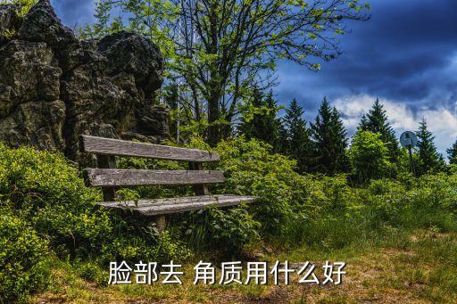 脸部去 角质用什么好