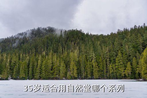 35岁适合用自然堂哪个系列