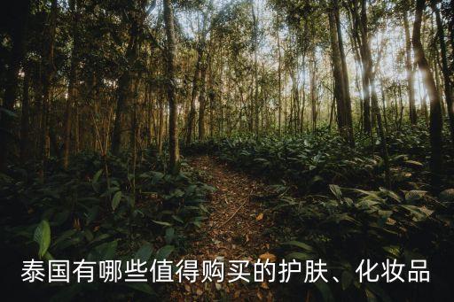 泰国有哪些值得购买的护肤、化妆品