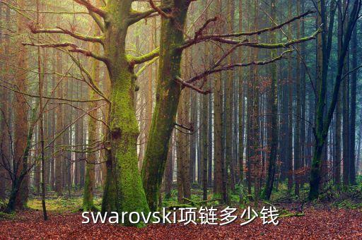 swarovski项链多少钱