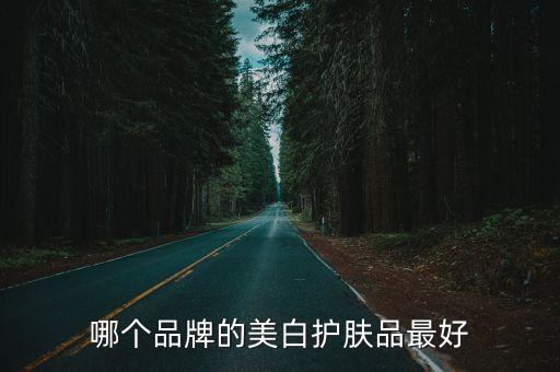哪个品牌的美白护肤品最好