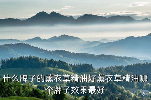什么牌子的薰衣草精油好薰衣草精油哪个牌子效果最好