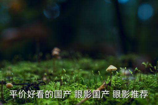 平价好看的国产 眼影国产 眼影推荐