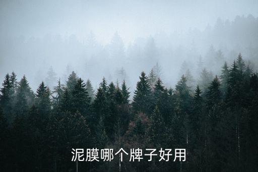 泥膜哪个牌子好用