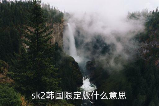 sk2韩国限定版什么意思