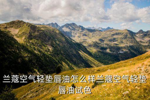 兰蔻空气轻垫唇油怎么样兰蔻空气轻垫唇油试色