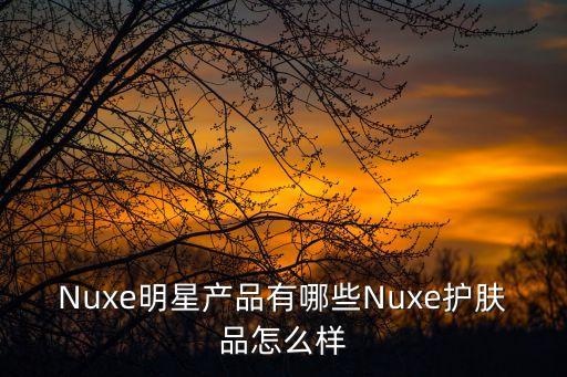 Nuxe明星产品有哪些Nuxe护肤品怎么样