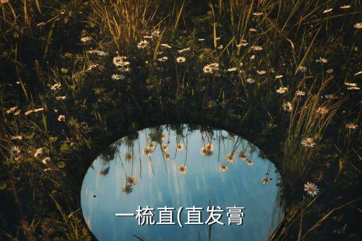 一梳直(直发膏